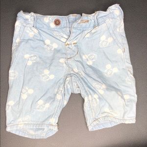 H&M Baby Mickey Mouse shorts size 9-12mo